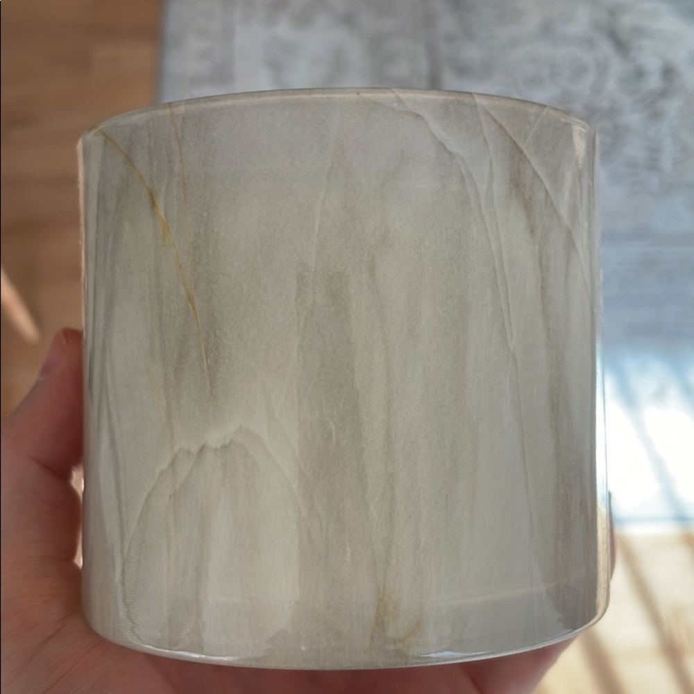 Harvest gathering marble candle